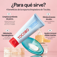 Tocobo Coconut Clay Cleansing Foam - 150ml - Imagen 3